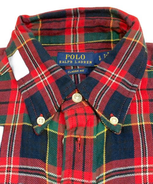 POLO RALPH LAUREN（ポロ・ラルフローレン）POLO RALPH LAUREN (ポロ・ラルフローレン) チェックシャツ レッド サイズ:Sの古着・服飾アイテム