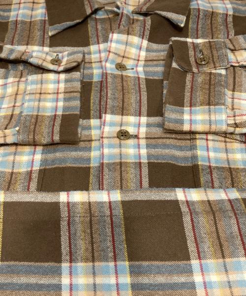 RRL（ダブルアールエル）RRL (ダブルアールエル) チェックシャツ ブラウン サイズ:XLの古着・服飾アイテム