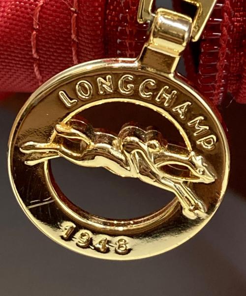 LONGCHAMP（ロンシャン）LONGCHAMP (ロンシャン) Medium Nylon Backpack レッドの古着・服飾アイテム