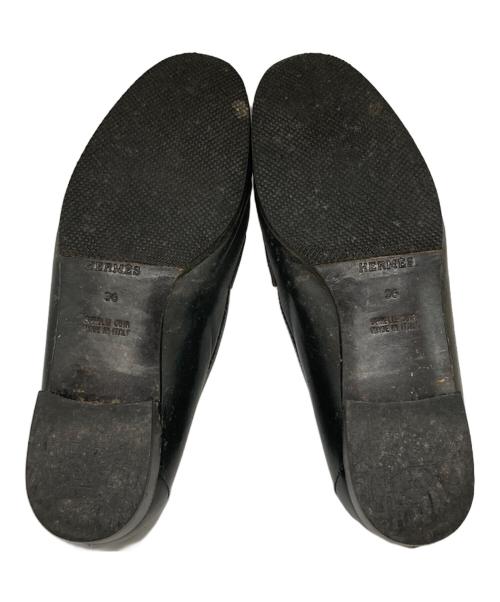 HERMES（エルメス）HERMES (エルメス) ケリーローファー グレー サイズ:23cmの古着・服飾アイテム