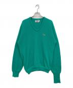 IZODアイゾッド）の古着「Vネックニット」｜グリーン