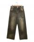 BADWAY（バッドウェイ）の古着「Grunge studs wide denim」｜ブラック
