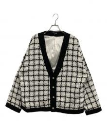 Sister Jane（シスタージェーン）の古着「ツイードカーディガン」｜ホワイト