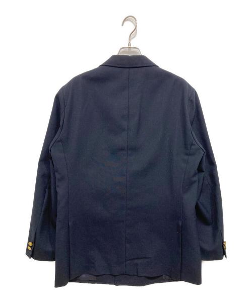 UNIVERSAL LANGUAGE（ユニバーサルランゲージ）UNIVERSAL LANGUAGE (ユニバーサルランゲージ) 金ボタンダブルブレストジャケット ネイビー サイズ:Lの古着・服飾アイテム