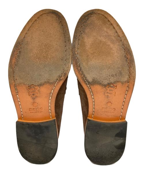 nano・universe（ナノ・ユニバース）nano・universe (ナノ・ユニバース) スウェードコインローファー ブラウン サイズ:26cmの古着・服飾アイテム