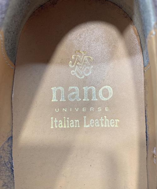 nano・universe（ナノ・ユニバース）nano・universe (ナノ・ユニバース) スウェードコインローファー ブラウン サイズ:26cmの古着・服飾アイテム