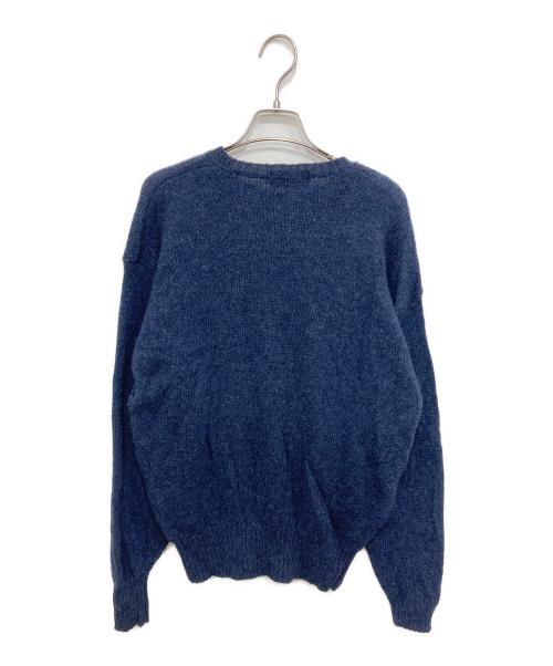 POLO RALPH LAUREN（ポロ・ラルフローレン）POLO RALPH LAUREN (ポロ・ラルフローレン) ワンポイントロゴニット ネイビー サイズ:Lの古着・服飾アイテム