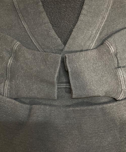 OLDE HOMESTEADER（オールド ホームステッダー）OLDE HOMESTEADER (オールド ホームステッダー) エクストラ コットン フリース Yネック スウェットシャツ ブラック サイズ:Lの古着・服飾アイテム