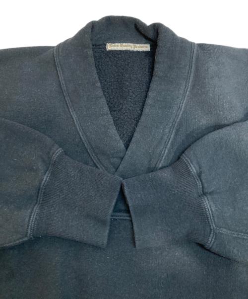 OLDE HOMESTEADER（オールド ホームステッダー）OLDE HOMESTEADER (オールド ホームステッダー) エクストラ コットン フリース Yネック スウェットシャツ ブラック サイズ:Lの古着・服飾アイテム