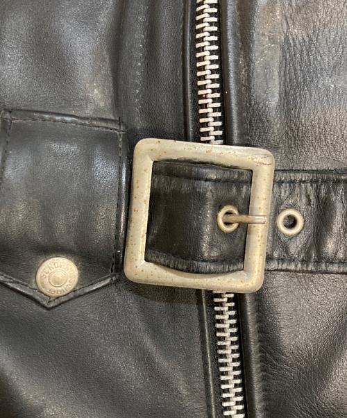 Schott（ショット）Schott (ショット) 627レザーライダースジャケット ブラック サイズ:40の古着・服飾アイテム