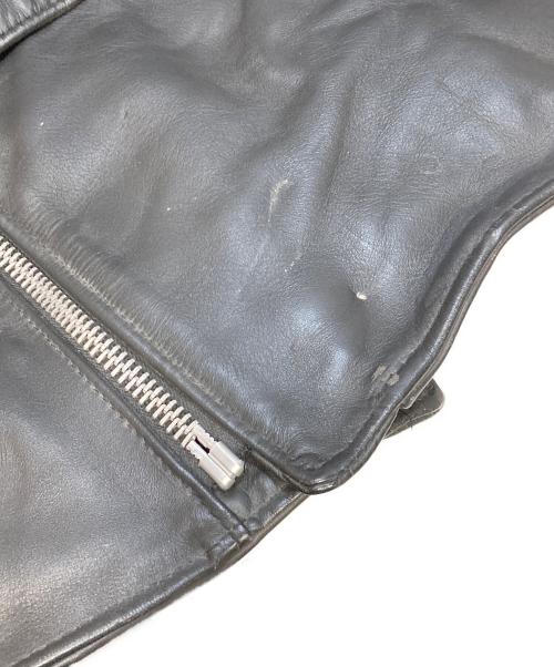 Schott（ショット）Schott (ショット) 627レザーライダースジャケット ブラック サイズ:40の古着・服飾アイテム