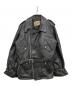 Schott（ショット）の古着「627レザーライダースジャケット」｜ブラック