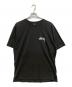stussy（ステューシー）の古着「HOW WE'RE LIVIN' PIGMENT DYED TEE」｜ブラック