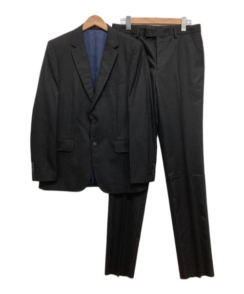 PAUL SMITH（ポールスミス）PAUL SMITH (ポールスミス) ヘリンボーン2ボタンスーツ ブラック サイズ:Lの古着・服飾アイテム