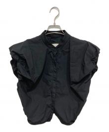 TODAYFUL（トゥデイフル）の古着「Puffshoulder Compact Shirts」｜ブラック