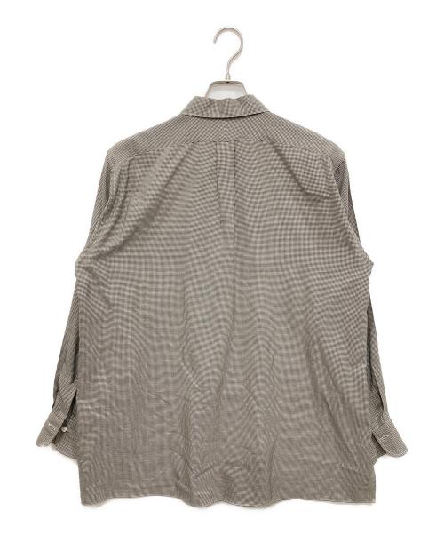 MAATEE&SONS（マーティーアンドサンズ）MAATEE&SONS (マーティーアンドサンズ) 千鳥格子レギュラーカラーシャツ ブラック サイズ:Mの古着・服飾アイテム