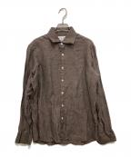 Brilla per il gustoブリッラ ペル イルグースト）の古着「リネンシャツ」｜ブラウン