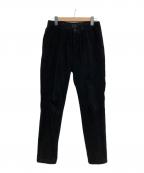 山内ヤマウチ）の古着「パイルジャガードパンツ」｜ブラック