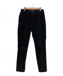 山内（ヤマウチ）の古着「パイルジャガードパンツ」｜ブラック