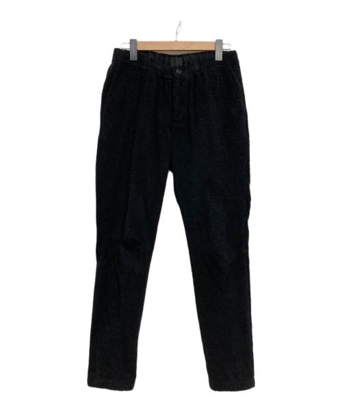 山内（ヤマウチ）山内 (ヤマウチ) パイルジャガードパンツ ブラック サイズ:Lの古着・服飾アイテム