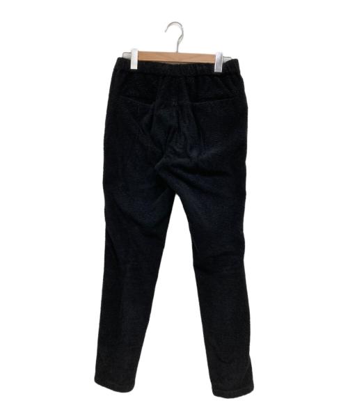山内（ヤマウチ）山内 (ヤマウチ) パイルジャガードパンツ ブラック サイズ:Lの古着・服飾アイテム