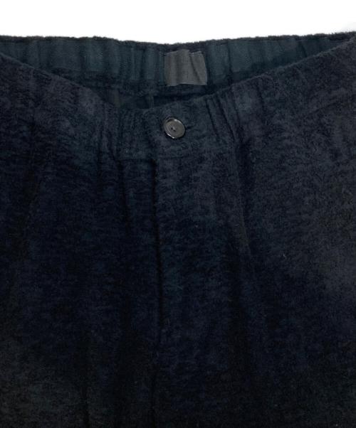 山内（ヤマウチ）山内 (ヤマウチ) パイルジャガードパンツ ブラック サイズ:Lの古着・服飾アイテム