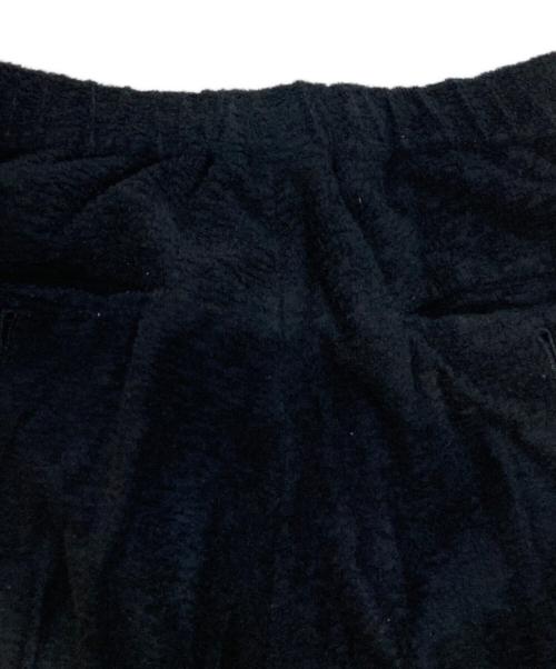 山内（ヤマウチ）山内 (ヤマウチ) パイルジャガードパンツ ブラック サイズ:Lの古着・服飾アイテム