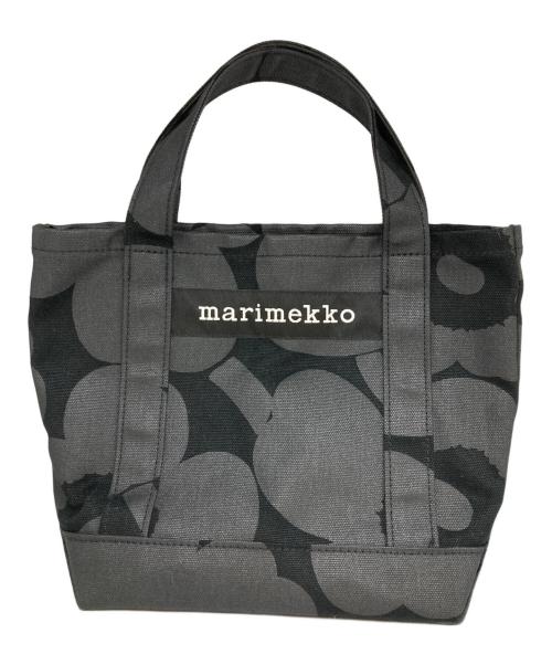 marimekko（マリメッコ）marimekko (マリメッコ) Pieni Unikko Seidi Wx トートバッグ ブラックの古着・服飾アイテム