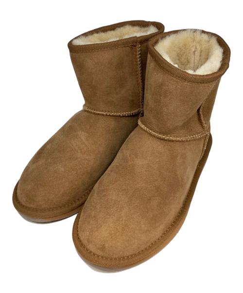 emu（エミュー）emu (エミュー) ムートンブーツ ベージュ サイズ:23cmの古着・服飾アイテム