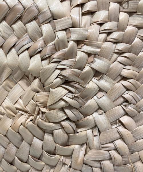 LOEWE（ロエベ）LOEWE (ロエベ) バスケットバッグL ベージュ×ブルーの古着・服飾アイテム