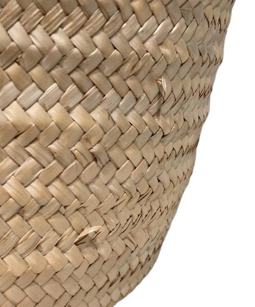 LOEWE（ロエベ）LOEWE (ロエベ) バスケットバッグL ベージュ×ブルーの古着・服飾アイテム