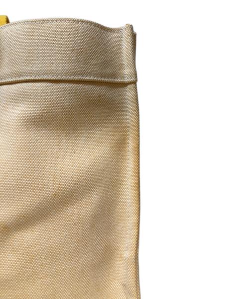 HERMES（エルメス）HERMES (エルメス) トートバッグ ベージュ×イエローの古着・服飾アイテム