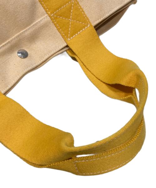 HERMES（エルメス）HERMES (エルメス) トートバッグ ベージュ×イエローの古着・服飾アイテム