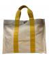 HERMES (エルメス) トートバッグ ベージュ×イエロー：18000円