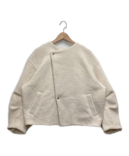 LAGUNA MOON（ラグナムーン）LAGUNA MOON (ラグナムーン) ボアブルゾン ホワイト サイズ:FREEの古着・服飾アイテム