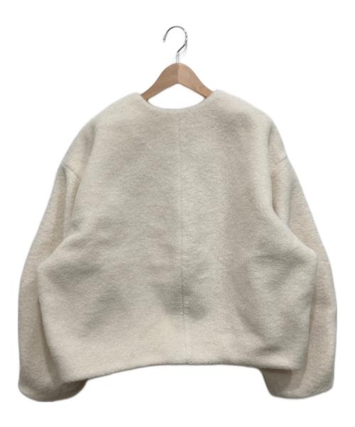 LAGUNA MOON（ラグナムーン）LAGUNA MOON (ラグナムーン) ボアブルゾン ホワイト サイズ:FREEの古着・服飾アイテム