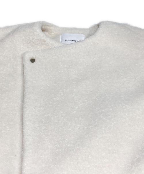 LAGUNA MOON（ラグナムーン）LAGUNA MOON (ラグナムーン) ボアブルゾン ホワイト サイズ:FREEの古着・服飾アイテム