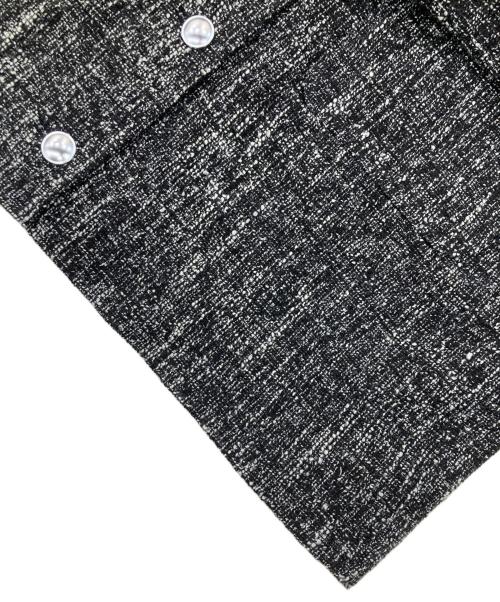 Loungedress（ラウンジドレス）Loungedress (ラウンジドレス) ノーカラーツイードジャケット ブラック サイズ:freeの古着・服飾アイテム