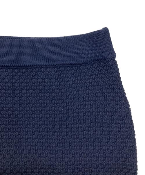 anuans（アニュアンス）anuans (アニュアンス) ペンシルニットスカート ネイビー サイズ:Mの古着・服飾アイテム