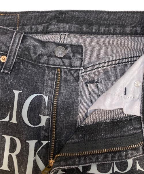 LEVI'S（リーバイス）LEVI'S (リーバイス) UNDERCOVER (アンダーカバー) BAGGY JEANS ブラック サイズ:71cm (W28)の古着・服飾アイテム