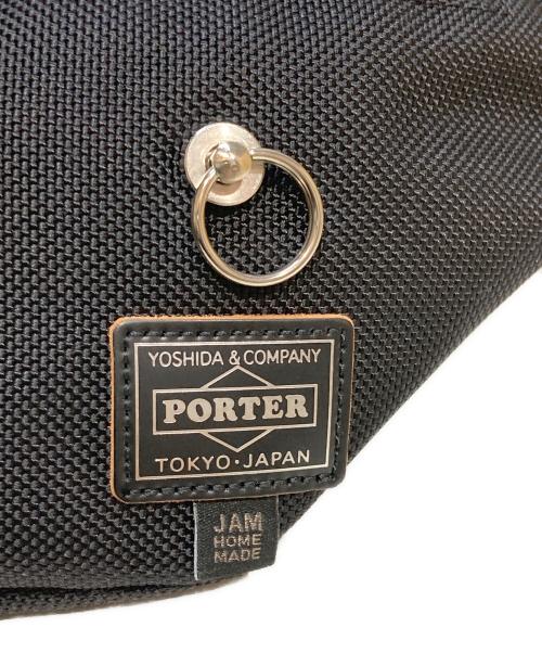 PORTER（ポーター）PORTER (ポーター) JAM HOME MADE (ジャムホームメイド) ウエストバッグ ブラックの古着・服飾アイテム