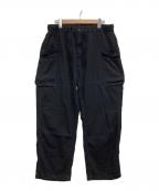 POST O'ALLSポストオーバーオールズ）の古着「イージーウォークアバウトパンツ」｜ブラック