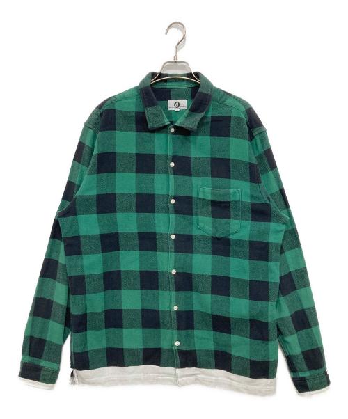 GOODENOUGH（グッドイナフ）GOODENOUGH (グッドイナフ) BUFFALO LINE SHIRT グリーン サイズ:XLの古着・服飾アイテム