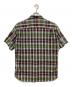GOODENOUGH (グッドイナフ) 半袖チェックシャツ グリーン×パープル サイズ:XL：6000円