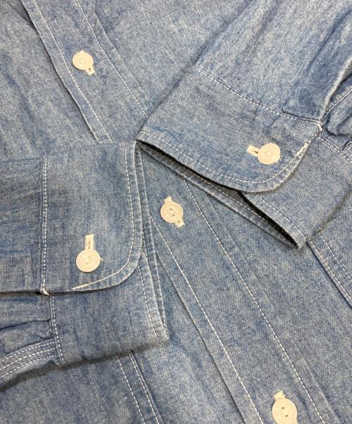 HUMAN MADE（ヒューマンメイド）HUMAN MADE (ヒューマンメイド) CHAMBRAY SHIRT ブルー サイズ:XXLの古着・服飾アイテム