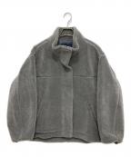 FRAMeWORKフレームワーク）の古着「ウールボアスタンドブルゾン」｜グレー