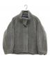 FRAMeWORK（フレームワーク）の古着「ウールボアスタンドブルゾン」｜グレー
