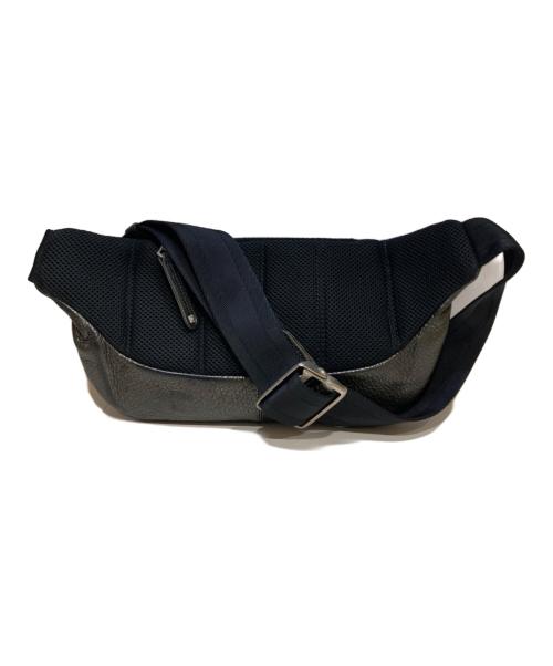 MSPC（エムエピーシー）MSPC (エムエピーシー) スタッズ×レザーウエストバッグ グレーの古着・服飾アイテム