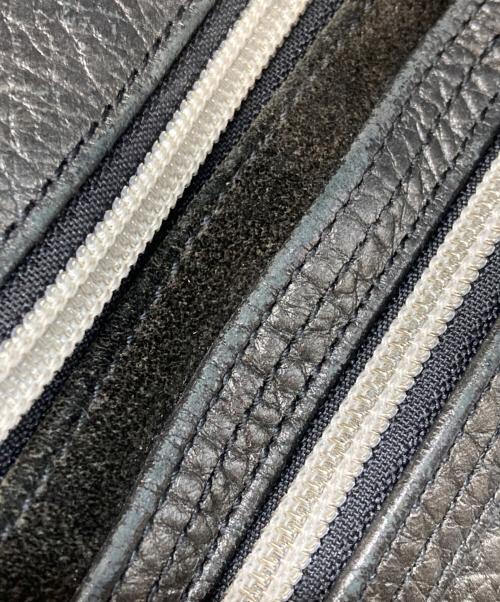 MSPC（エムエピーシー）MSPC (エムエピーシー) スタッズ×レザーウエストバッグ グレーの古着・服飾アイテム