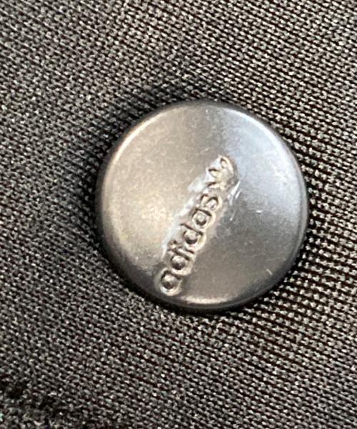 adidas（アディダス）adidas (アディダス) サイドストライプパンツ ブラック サイズ:Lの古着・服飾アイテム